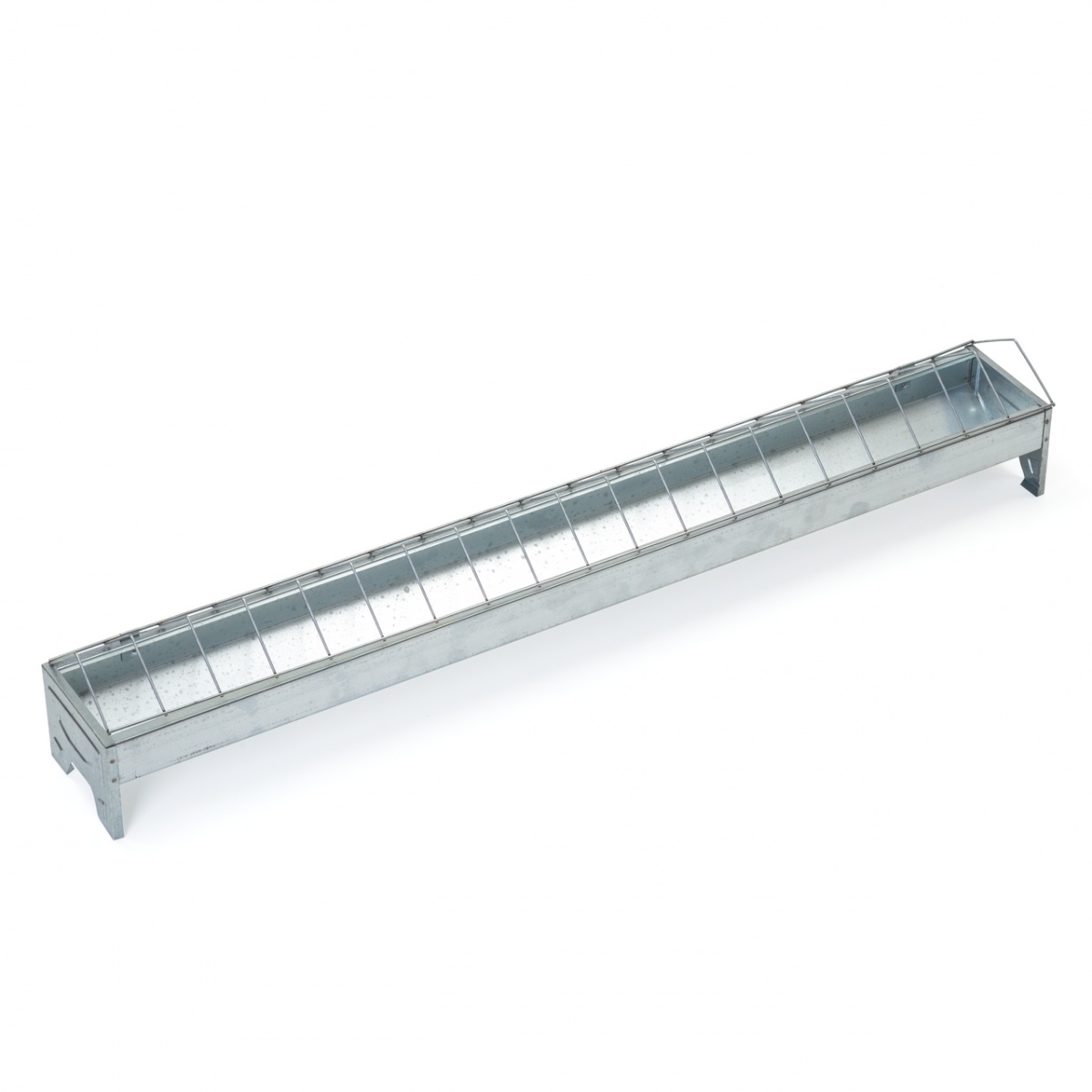 Hrănitoare pentru pui din metal galvanizat, 100 cm