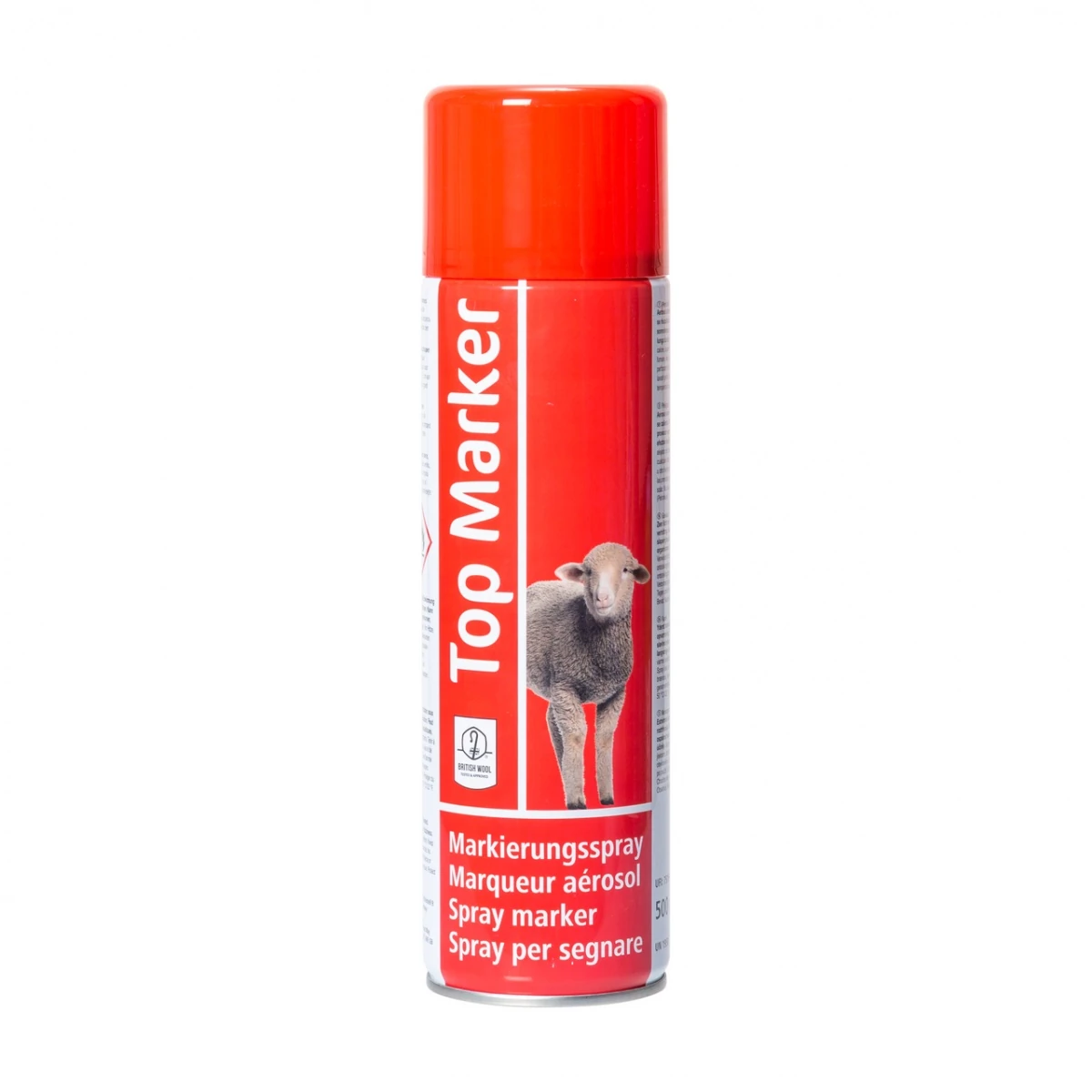 Spray roșu pentru marcarea ovinelor, TopMarker, 500 ml :: Roșu