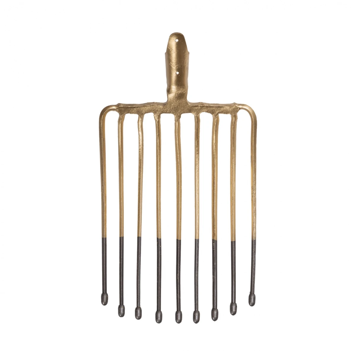 Furcă pentru cartofi, cu 9 coarne, fără coadă, 27 × 36 cm