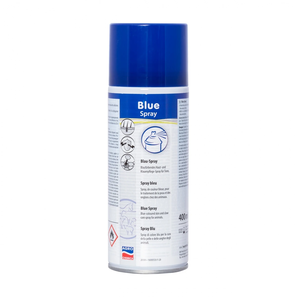 Spray albastru pentru dezinfectare, 400 ml :: 400 ml