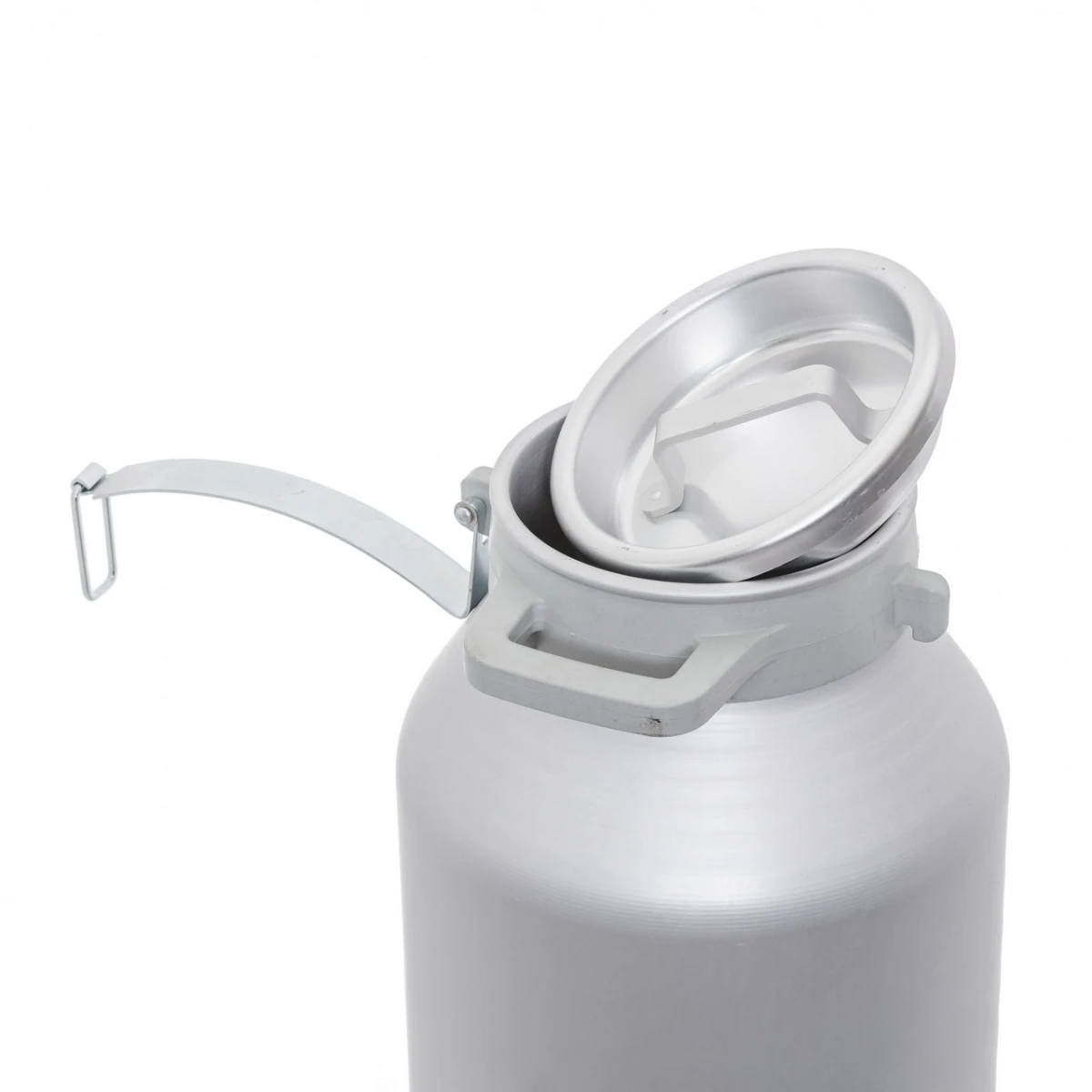 Bidon aluminiu pentru transport lapte, cu capac tip clips, 30 litri :: 30 litri