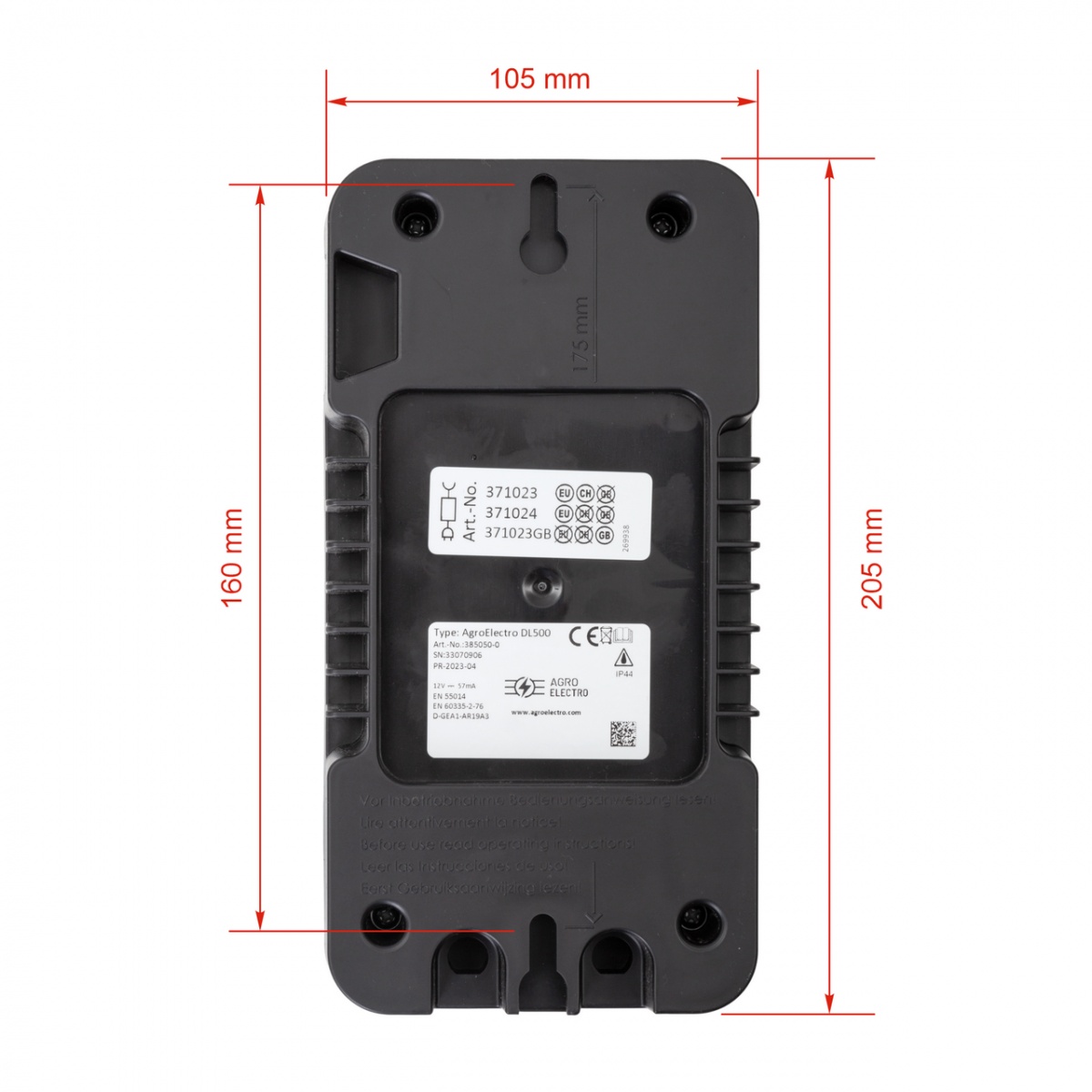 Aparat gard electric DL 500 cu adaptor de rețea, 0,5 Joule