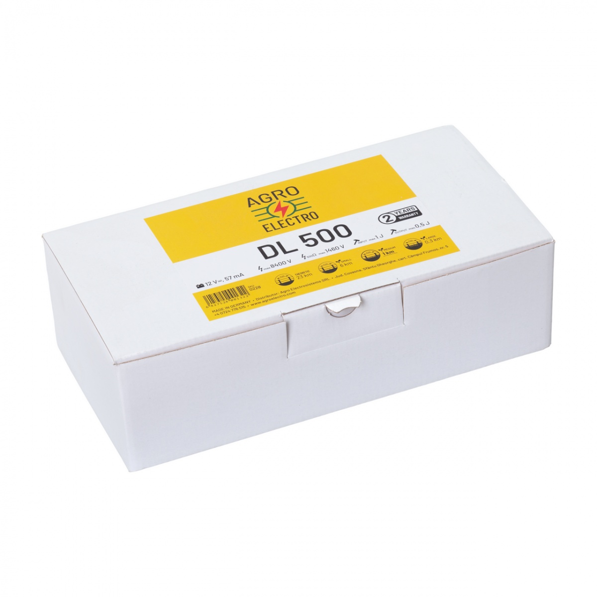 Aparat gard electric DL 500 cu adaptor de rețea, 0,5 Joule