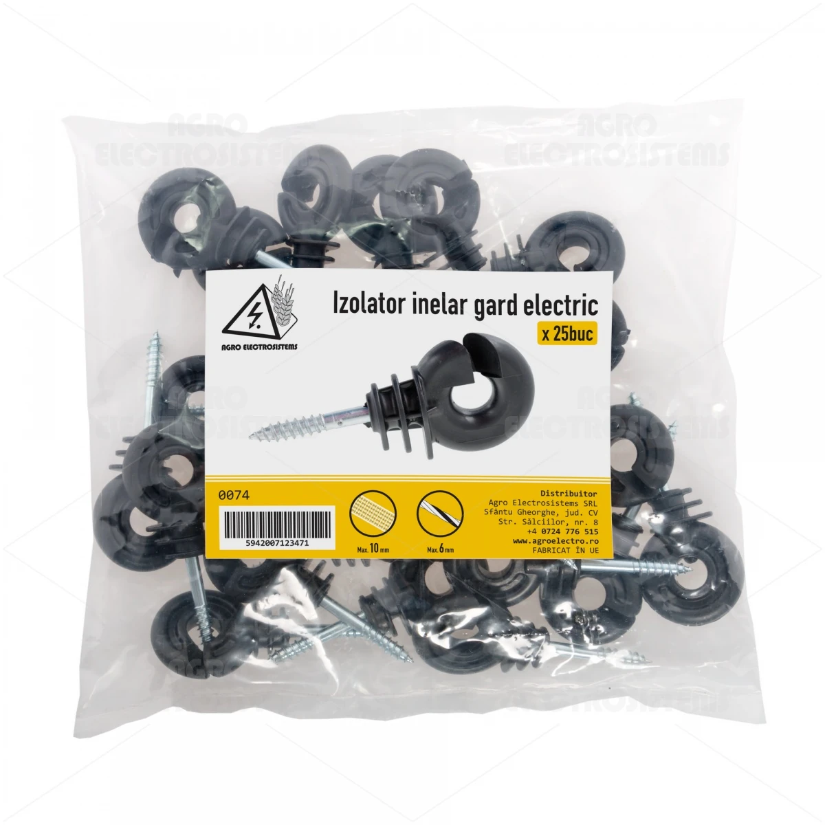 Pachet gard electric cu fir 1500 m, pentru 14 sau 3,51 Ha