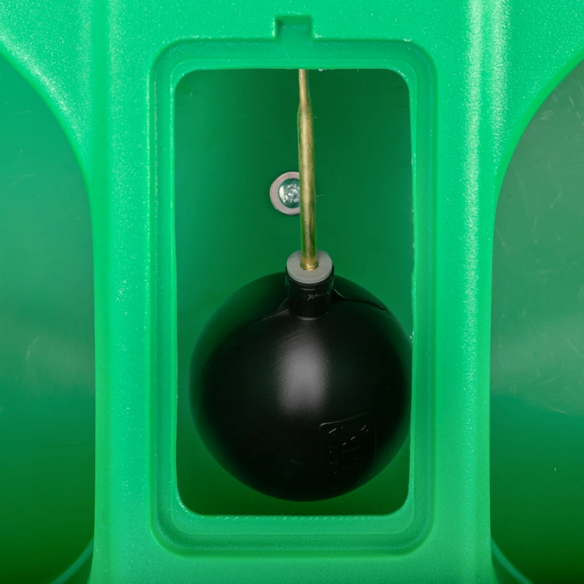 Adăpătoare dublă din plastic, cu nivel constant, 58 litri