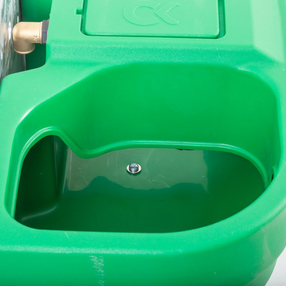 Adăpătoare dublă din plastic, cu nivel constant, 58 litri