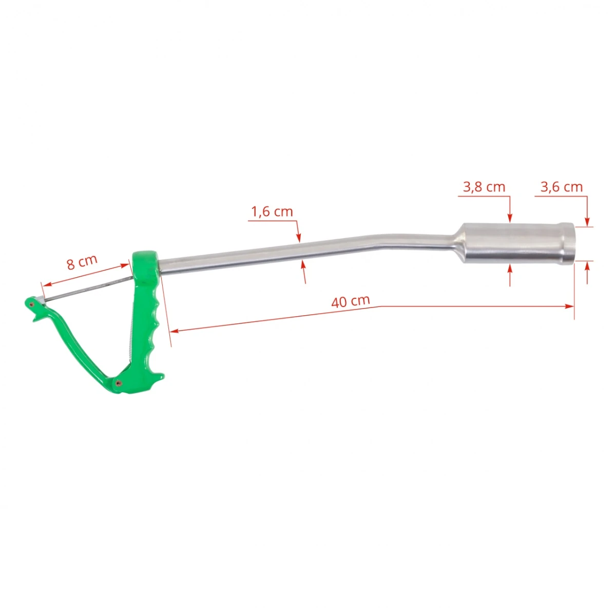 Dispozitiv de introdus magnet ruminal, 53 cm :: 53 cm