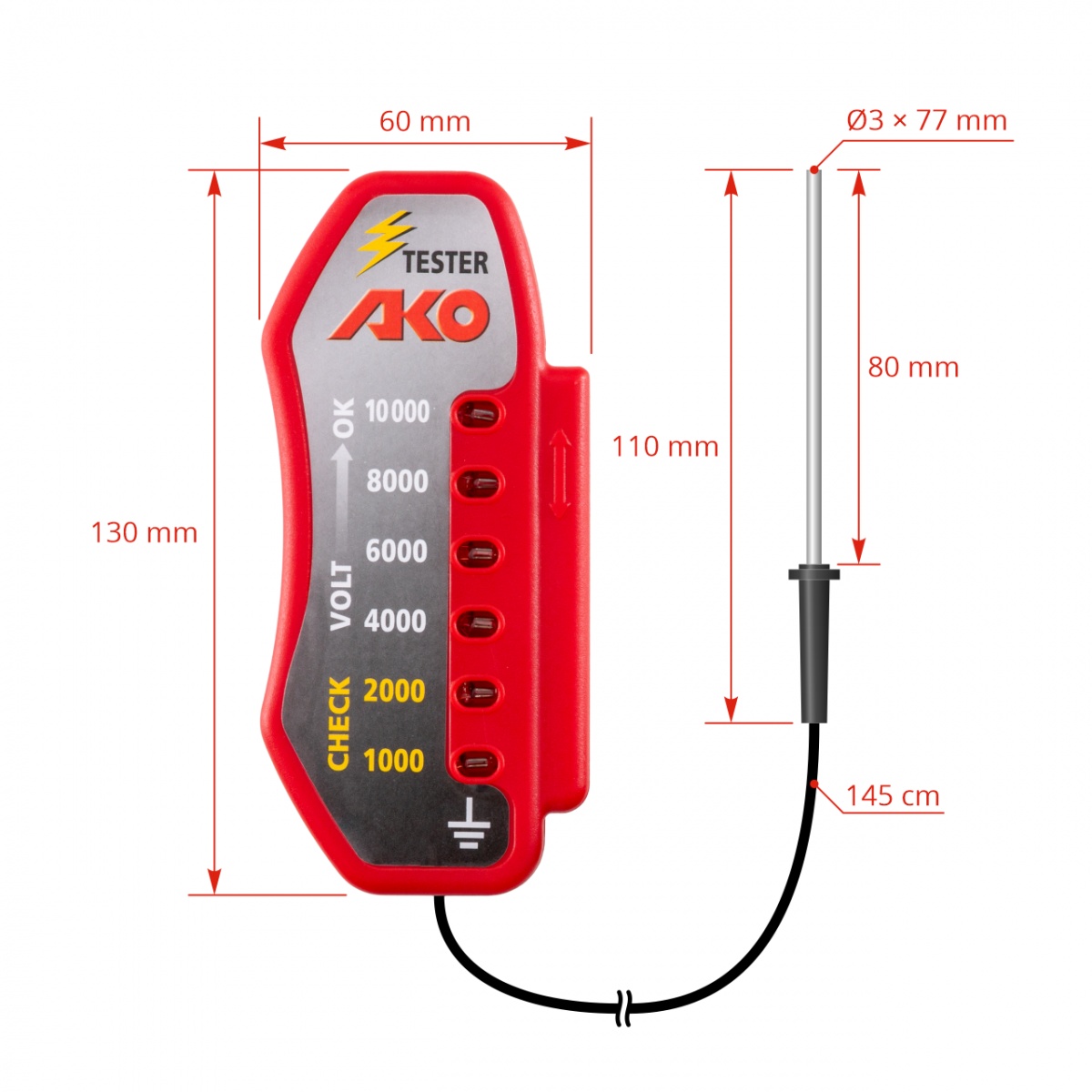 Tester 1-10 kV, model 2023