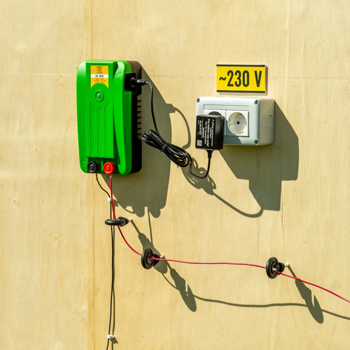 Aparat gard electric DL 500 cu adaptor de rețea, 0,5 Joule