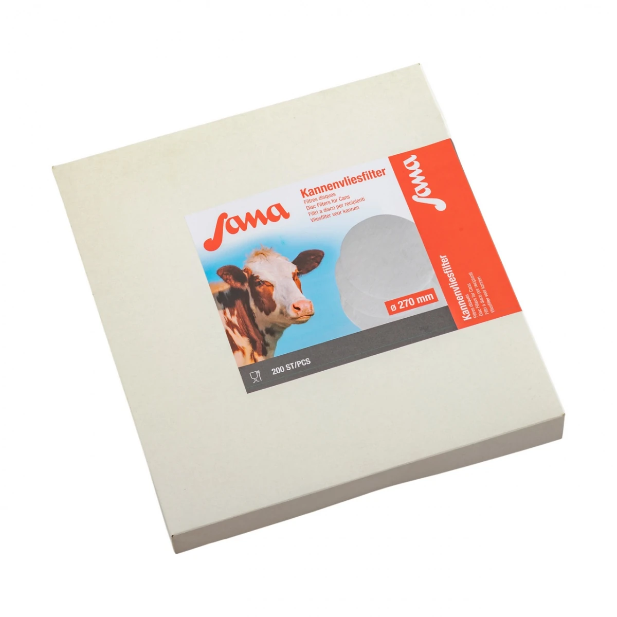 Filtru disc pentru lapte, Sana, 270 mm, 200 buc. :: 270 mm