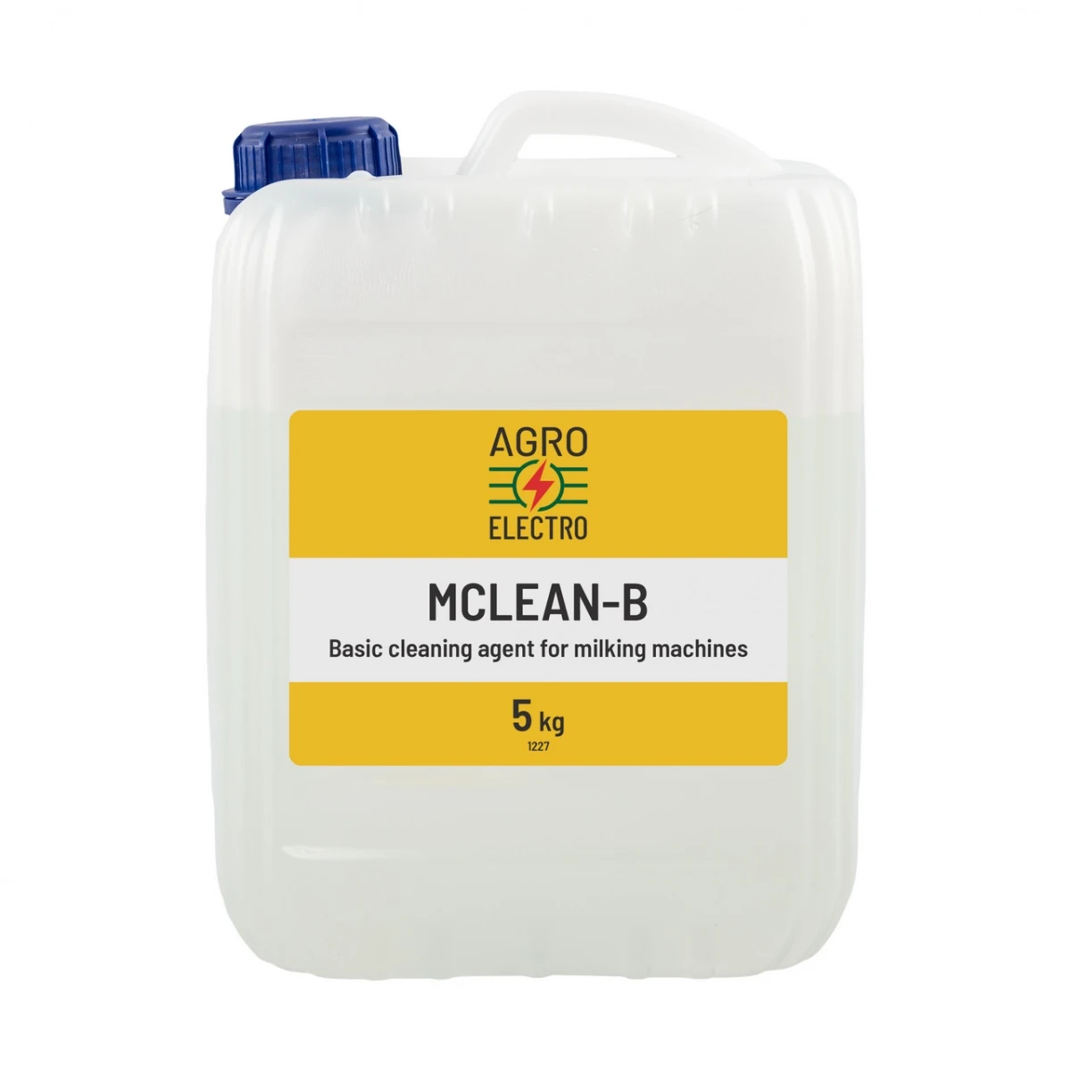 Detergent bazic pentru curățarea aparatelor de muls, MCLEAN-B, 5 kg :: 5 kg