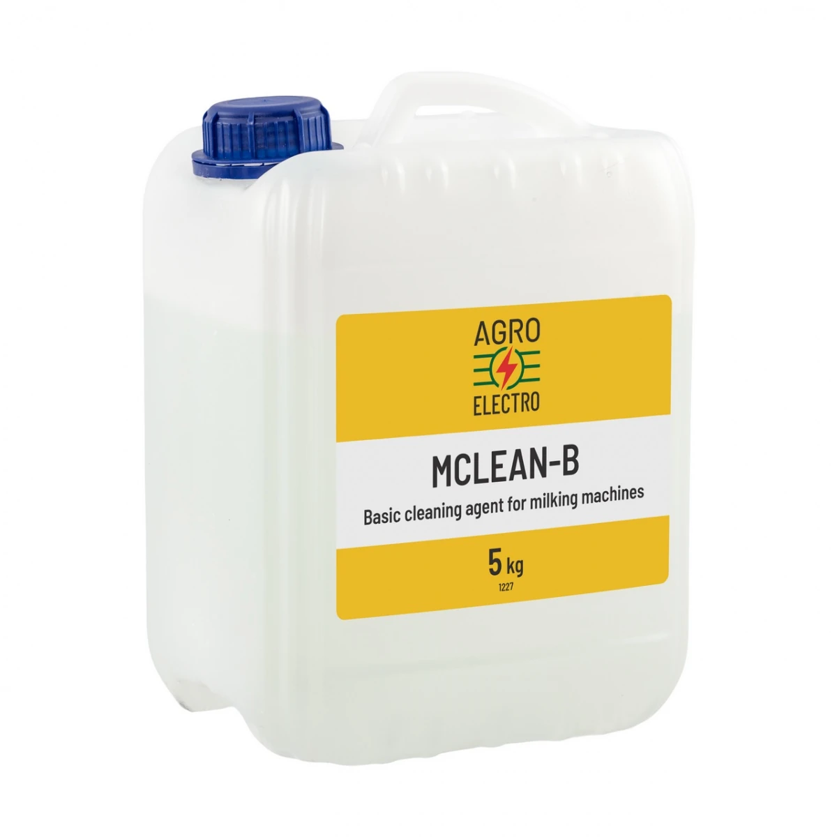 Detergent bazic pentru curățarea aparatelor de muls, MCLEAN-B, 5 kg :: 5 kg