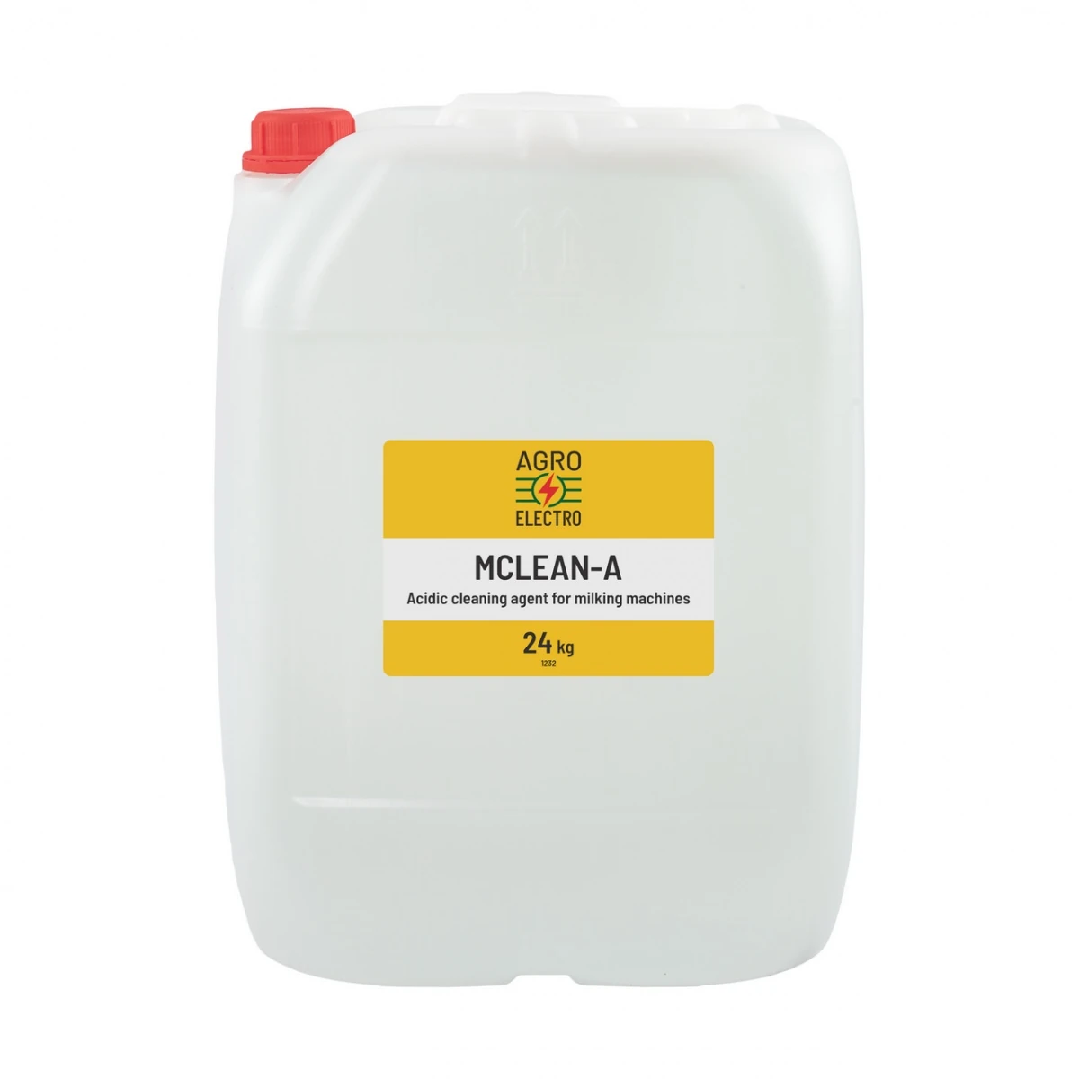 Detergent acidic pentru curățarea aparatelor de muls, MCLEAN-A, 24 kg :: 24 kg