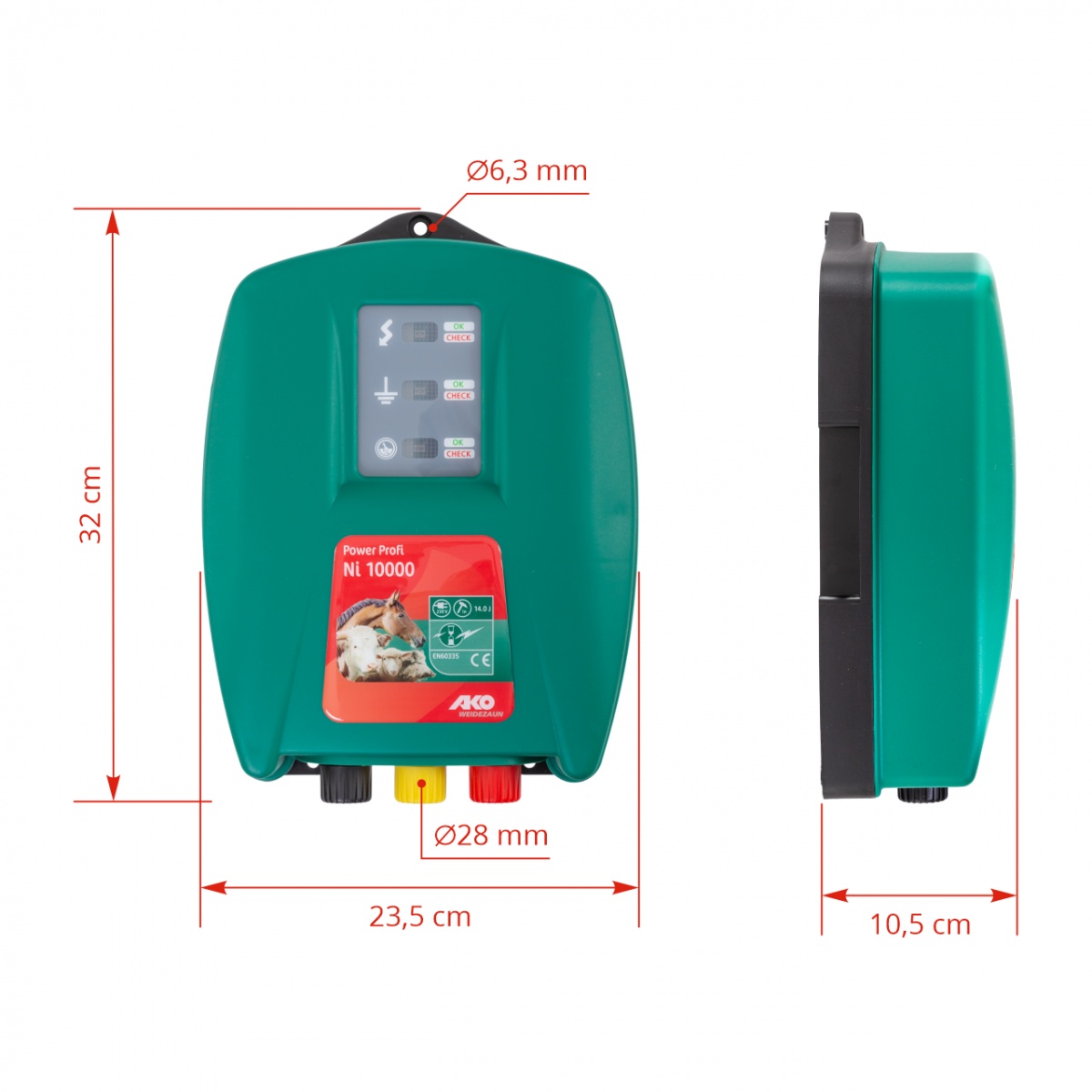 Aparat gard electric AKO Power Profi Ni 10000, 230 V, 10 Joule