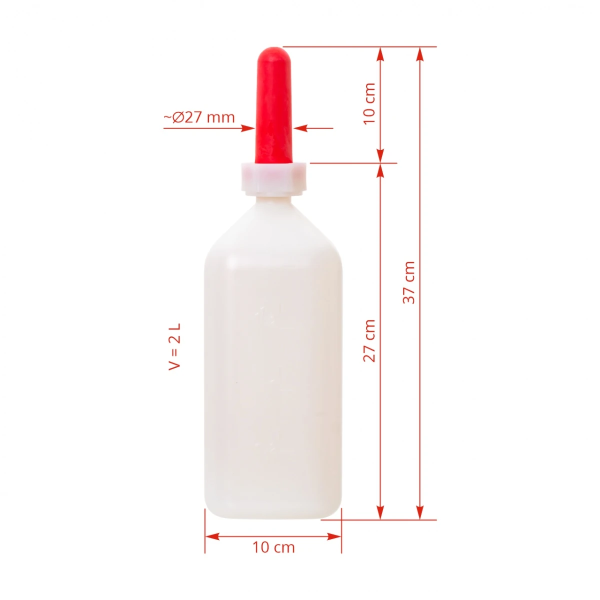 Bidon de alăptare pentru viței, 2000 ml :: 2000 ml