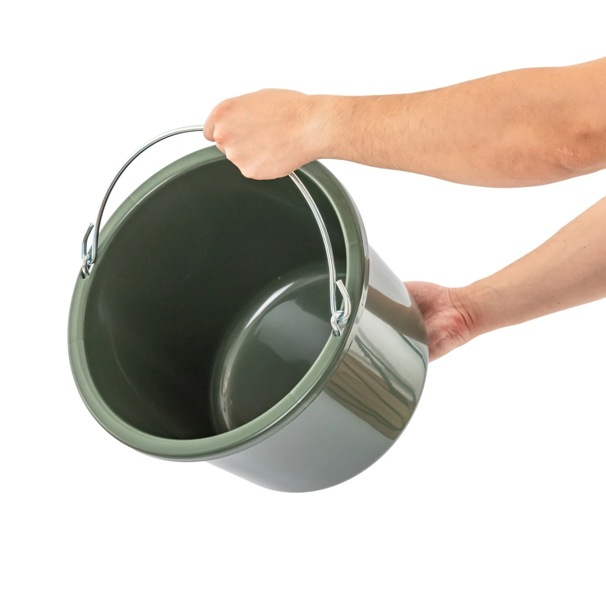 Găleată de grajd și furajare, verde, 12 litri :: 12 litri