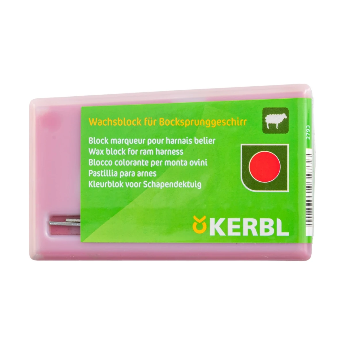 Bloc cerat pentru marcarea reproducției oilor, roșu :: Roșu
