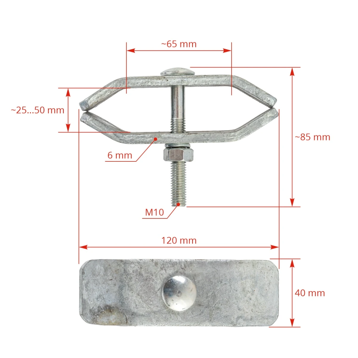 Conector pentru panouri de pășune