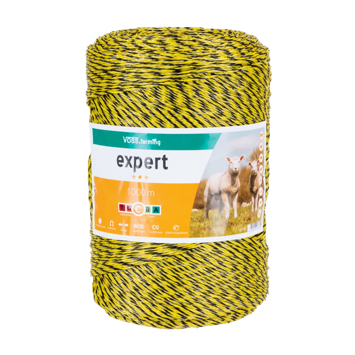 Fir gard electric - 1000 m - 100 kg - 0,34 Ω/m