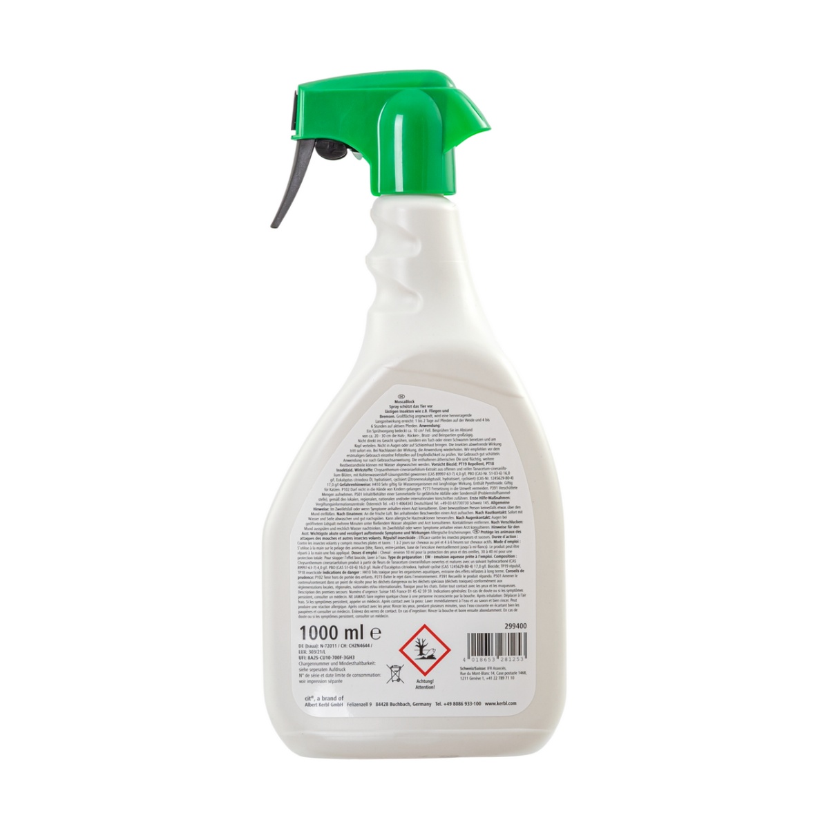 Spray împotriva muștelor, CIT MuscaBlock, 1 litru