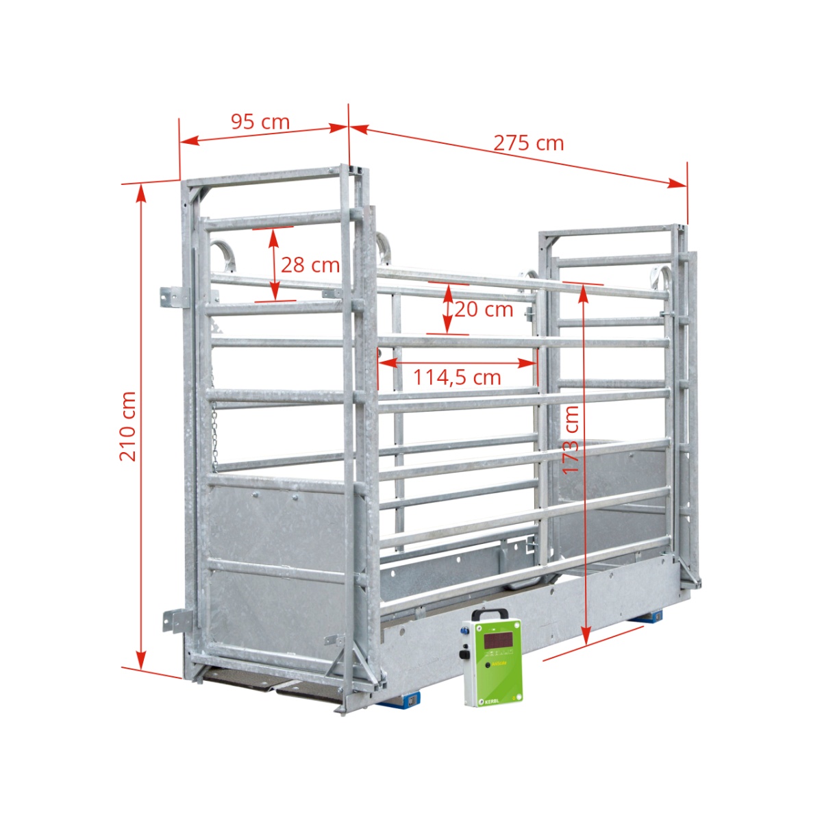 Cântar pentru animale, AniScale, până la 1500 kg