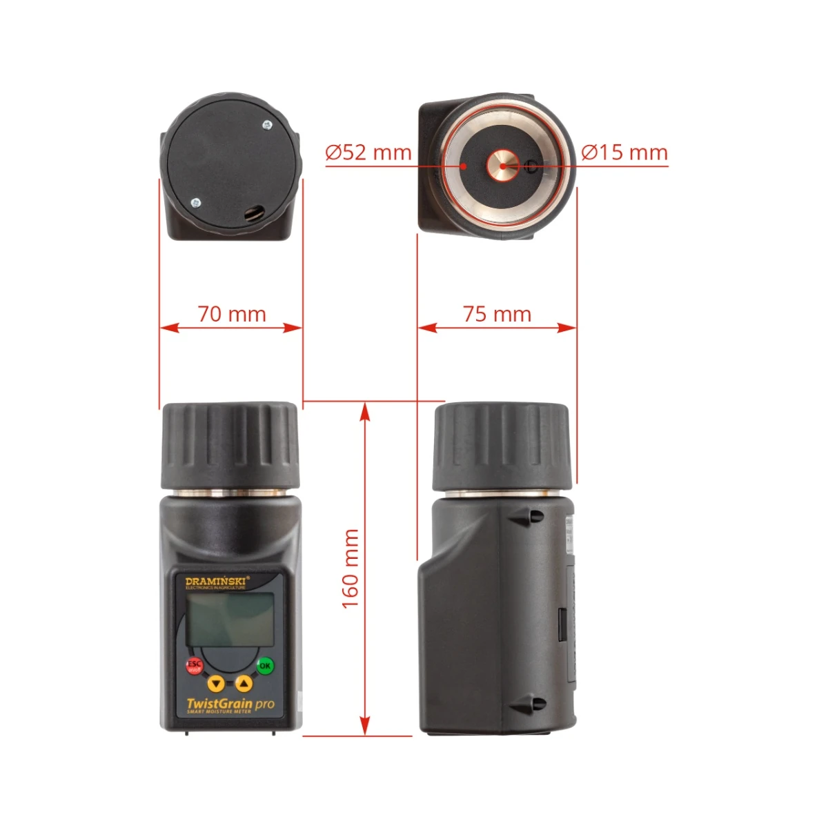 Umidometru pentru cereale, Dramiński TwistGrain pro