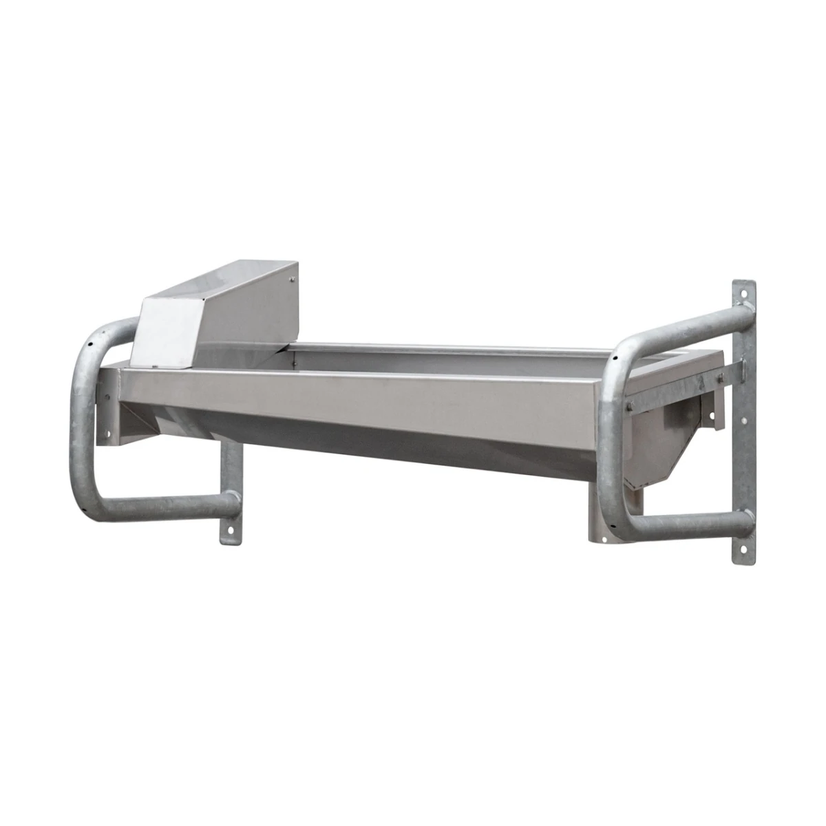 Adăpătoare inox cu suport de perete zincată, 117 × 60 cm, 50 litri
