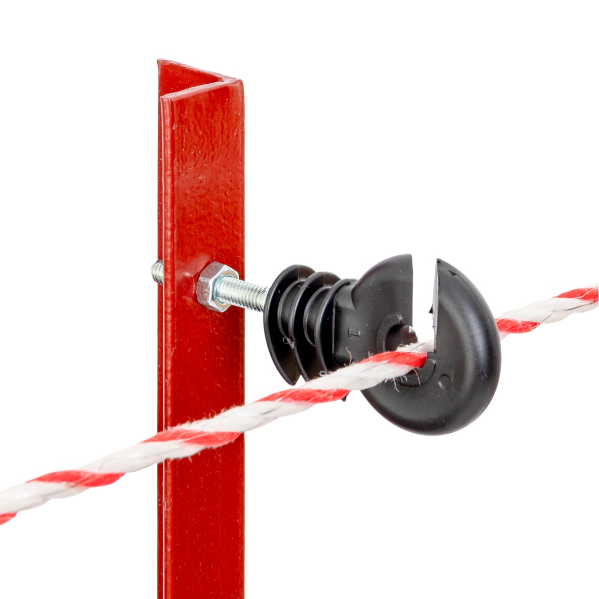 Stâlp din oțel cornier 25 × 25 mm, 115 cm