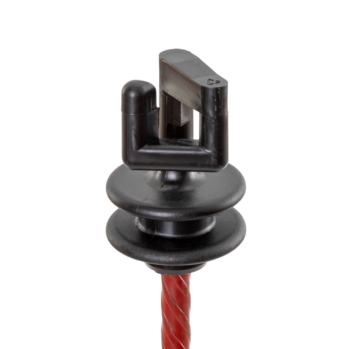 Izolator de schimb pentru stâlp din oțel rotund Ø8 mm, 25 buc.