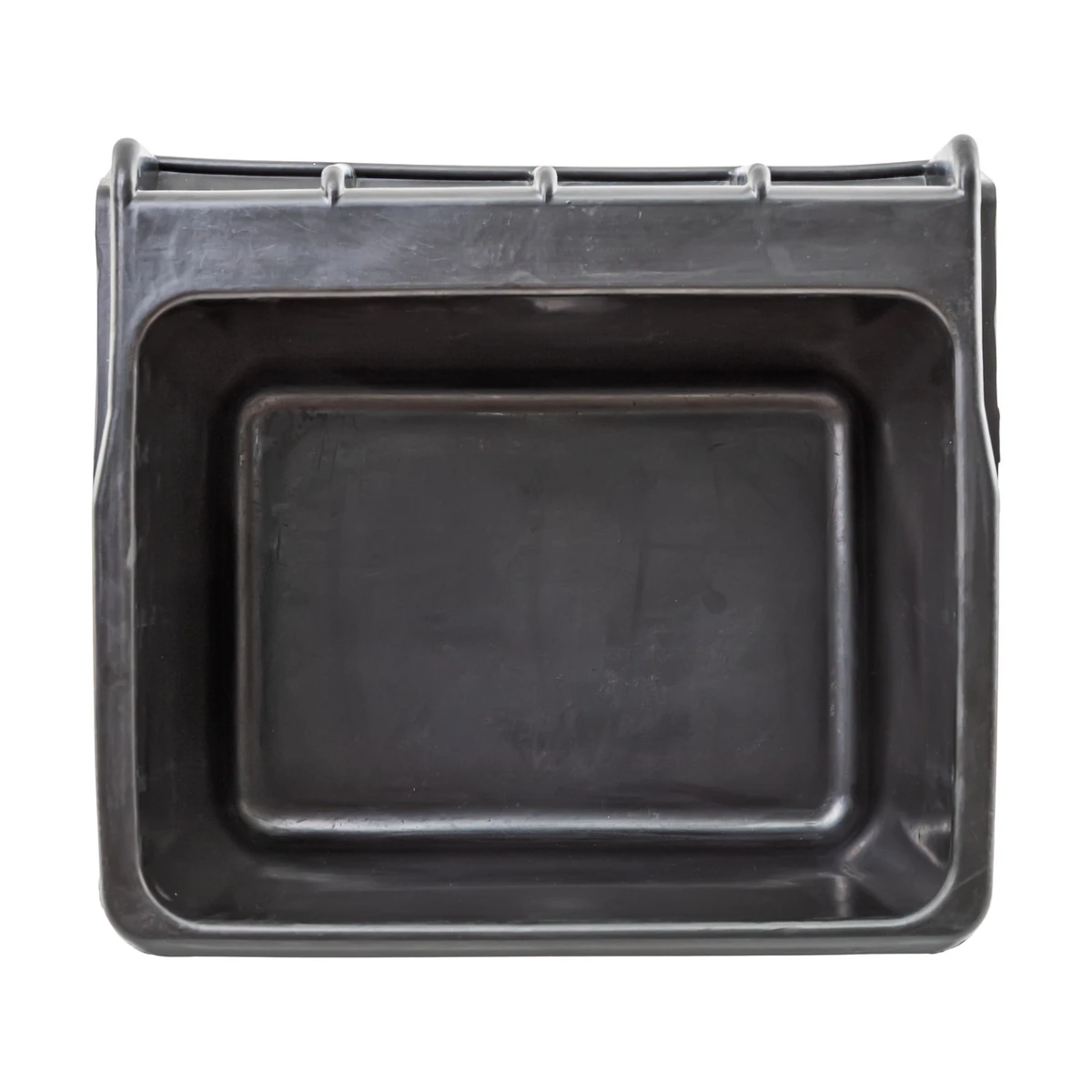 Hrănitoare rectangulară din cauciuc, negru, 20 litri