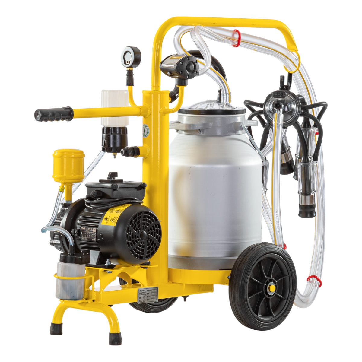 Aparat de muls vaci, cu 1 bidon aluminiu 25 litri, eco