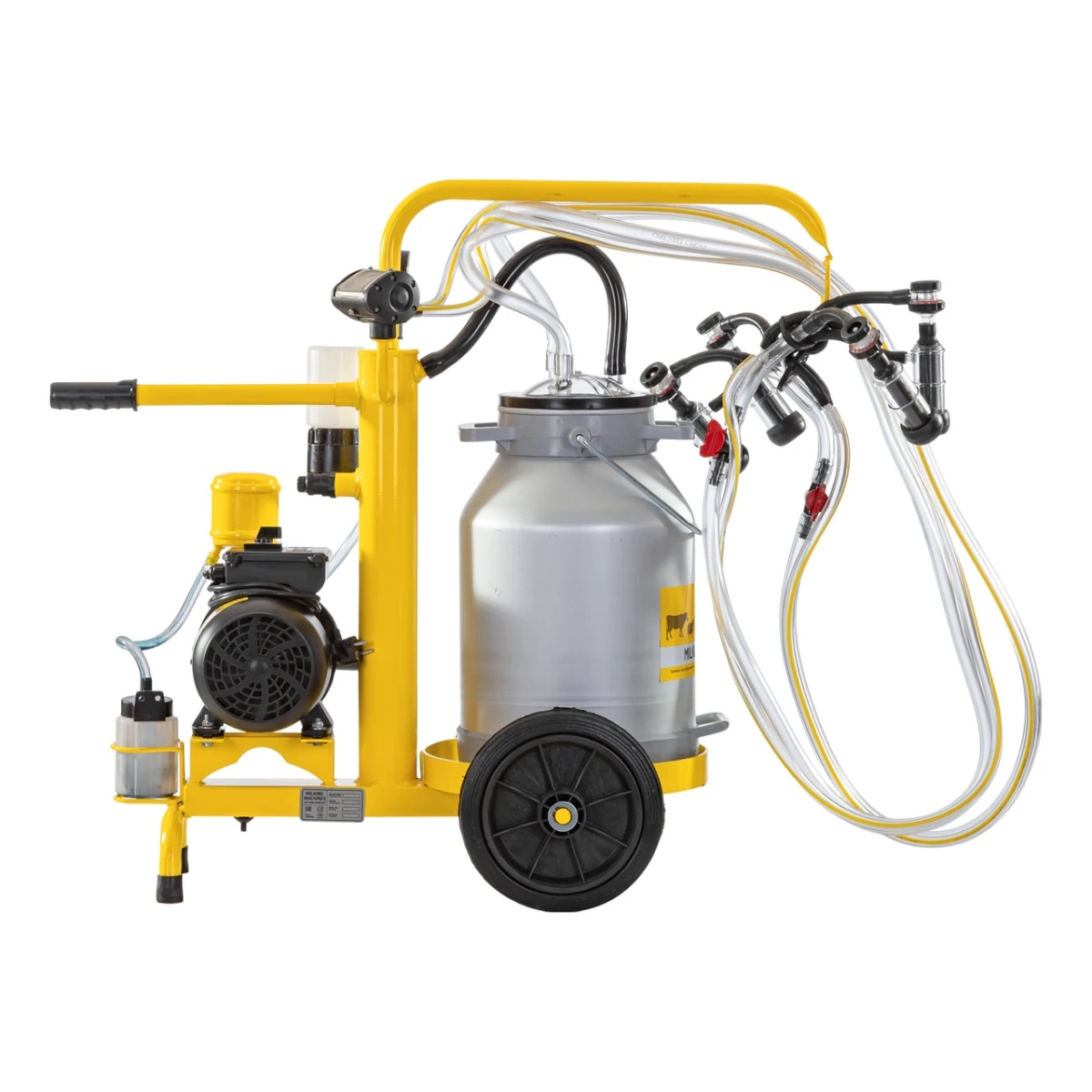 Aparat de muls oi, 2 posturi, 1 bidon aluminiu de 25 litri, eco