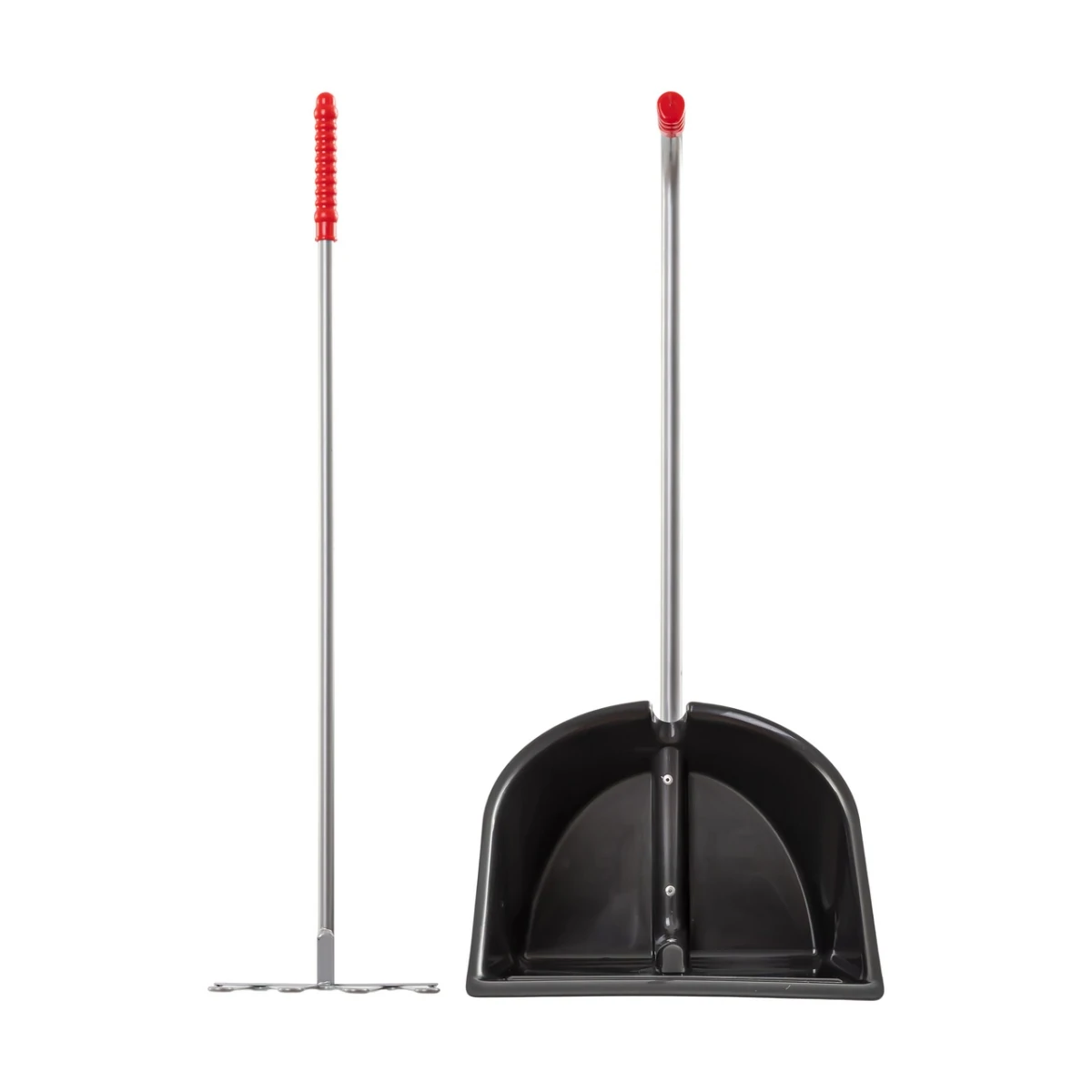 Lopată Mistboy cu greblă, negru, 75 cm :: Negru
