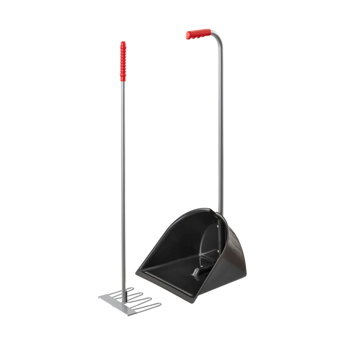 Lopată Mistboy cu greblă, negru, 90 cm :: Negru