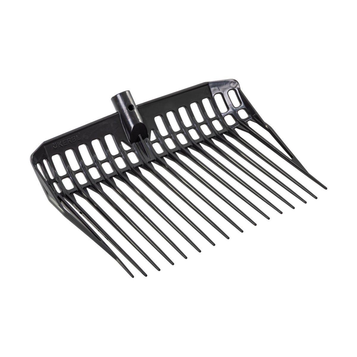 Furcă pentru gunoi de grajd, EcoFork, negru, 40 × 33 cm
