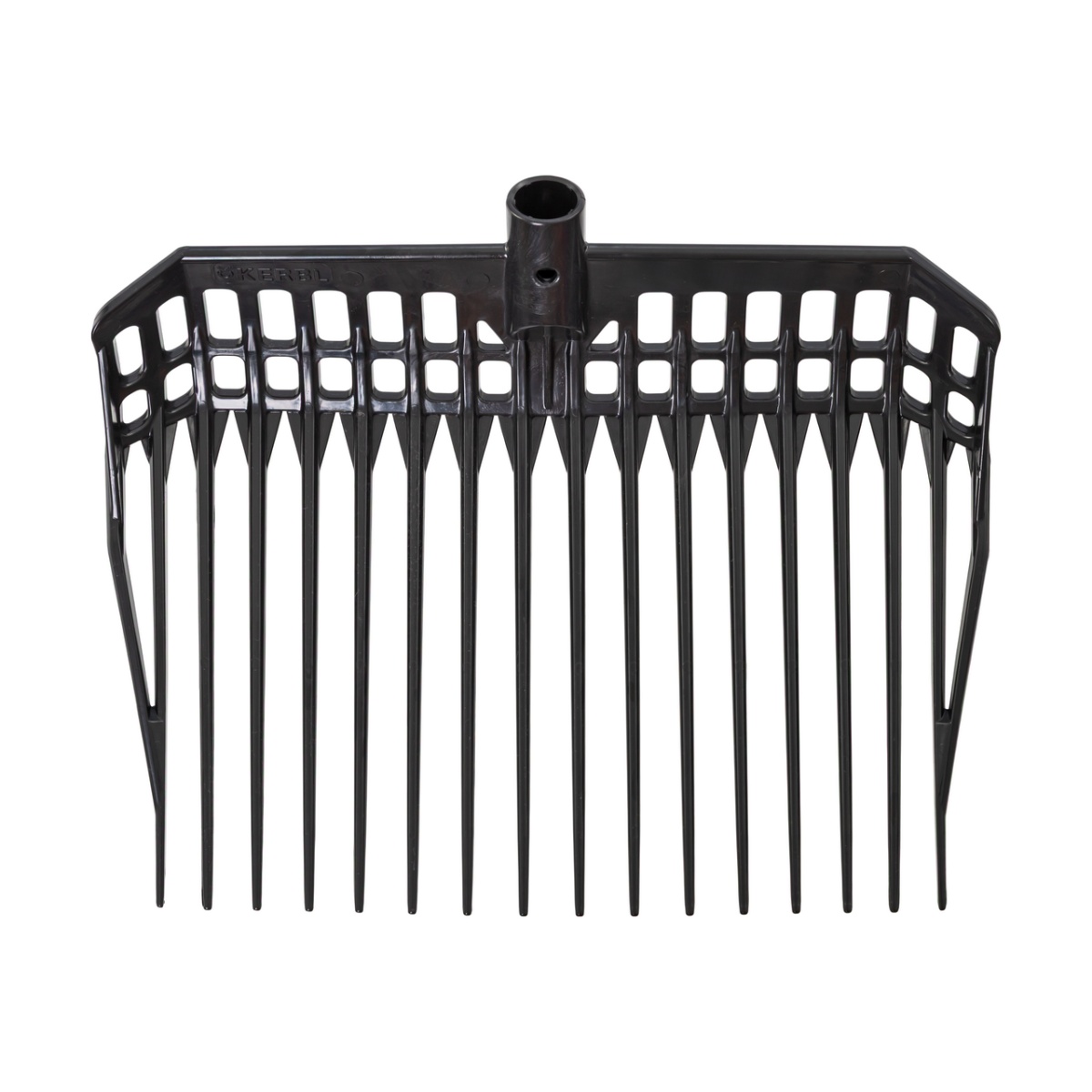 Furcă pentru gunoi de grajd, EcoFork, negru, 40 × 33 cm