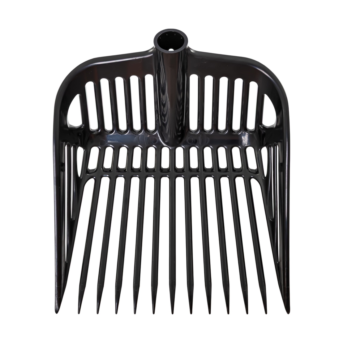 Furcă pentru gunoi de grajd, negru, 37 × 43 cm