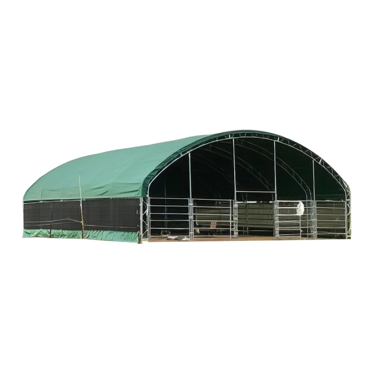 Cort industrial, zootehnic, 10 × 10 × 4,5 m :: 10 × 10 × 4,5 m