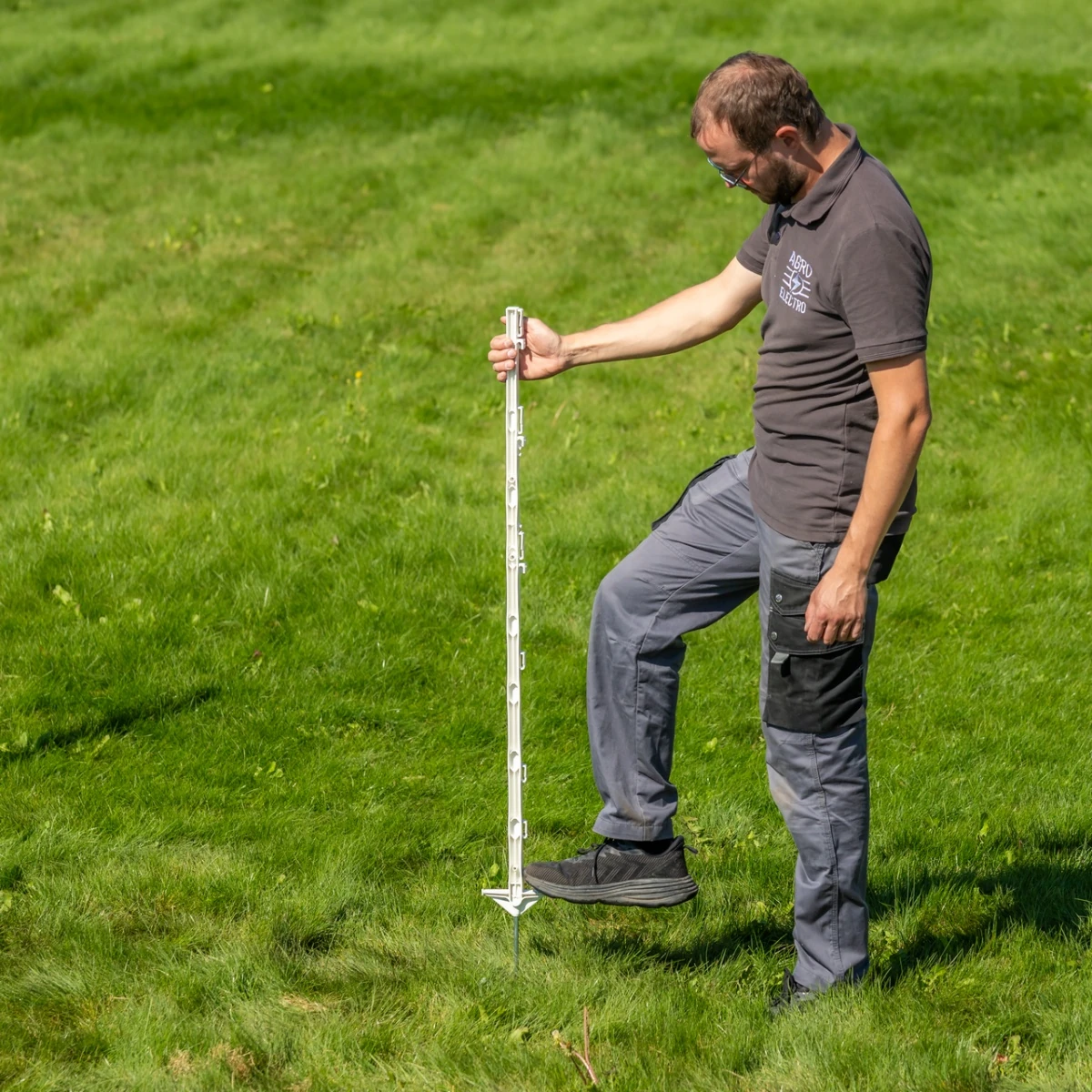Stâlp plastic, 125 cm, 20 buc.
