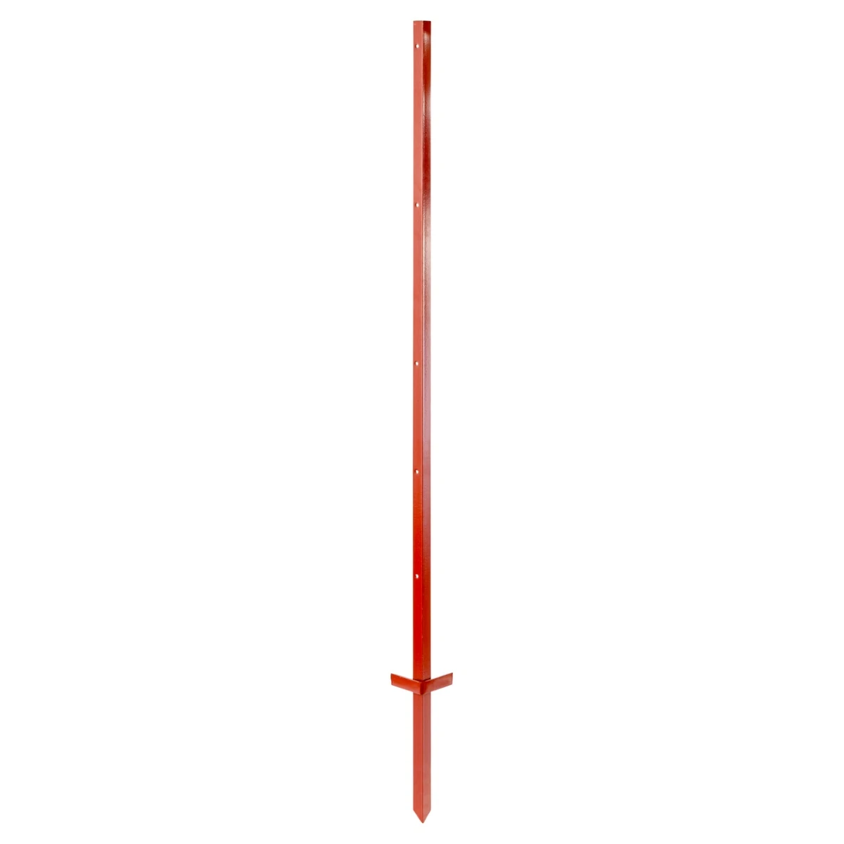 Stâlp din oțel cornier 25 × 25 mm, 150 cm, 10 buc.