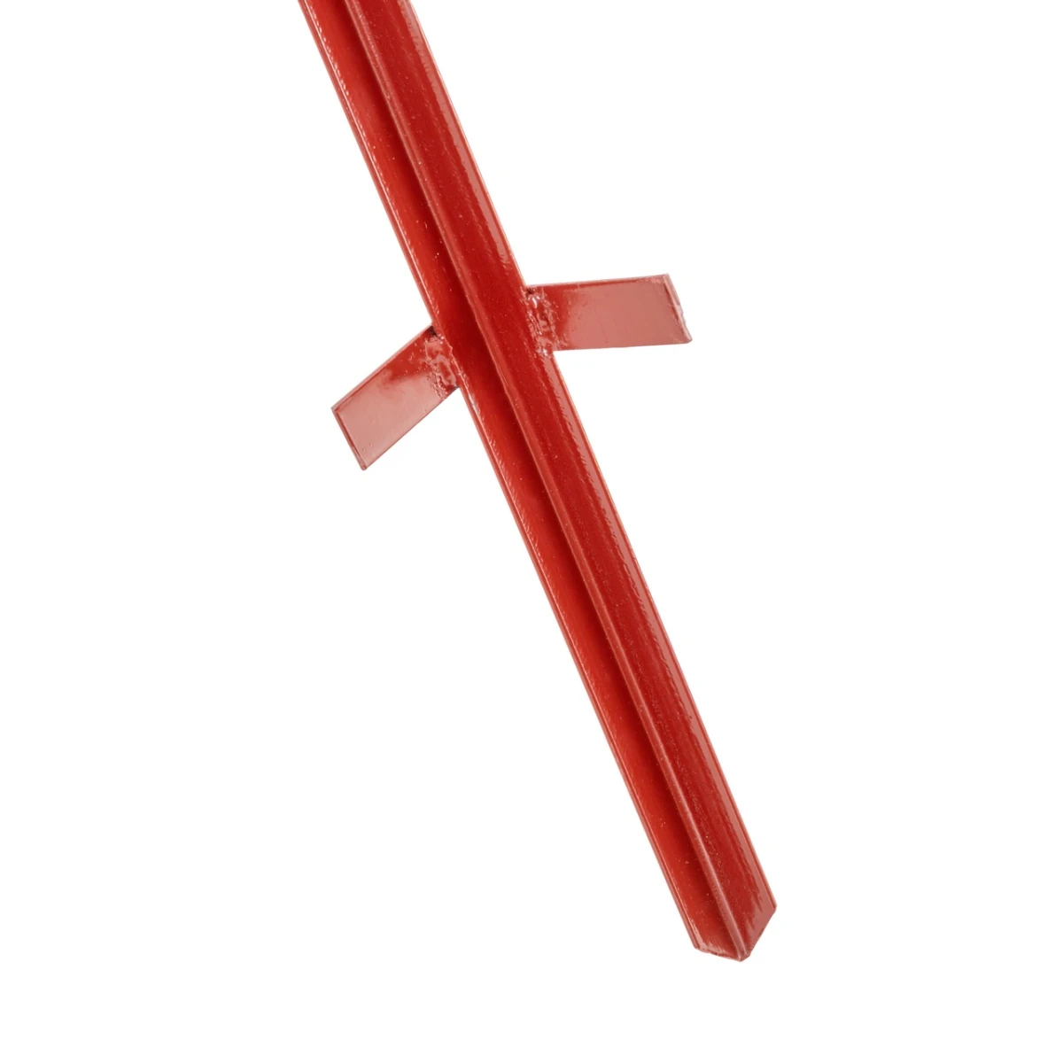 Stâlp din oțel cornier 25 × 25 mm, 150 cm, 10 buc.
