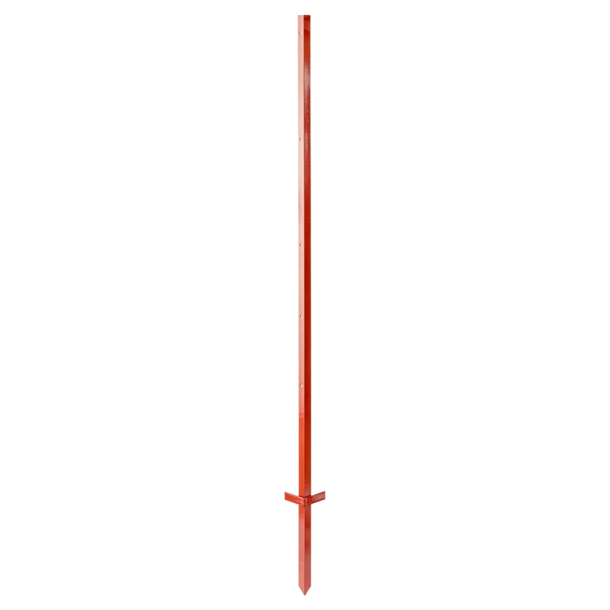 Stâlp din oțel cornier 25 × 25 mm, 165 cm, 10 buc.