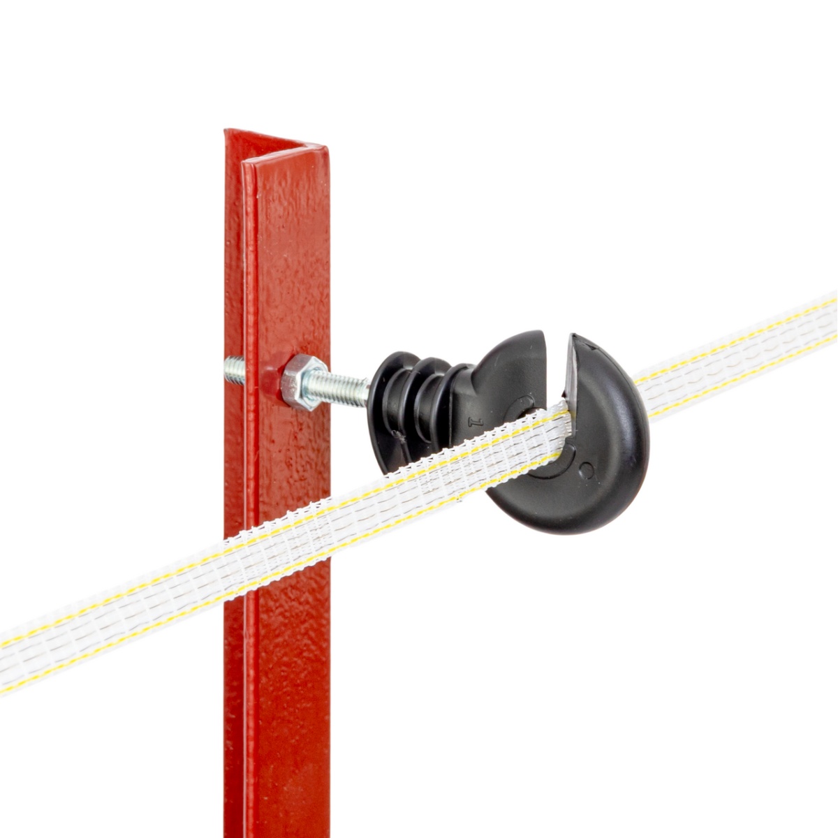 Stâlp din oțel cornier 25 × 25 mm, 165 cm, 10 buc.