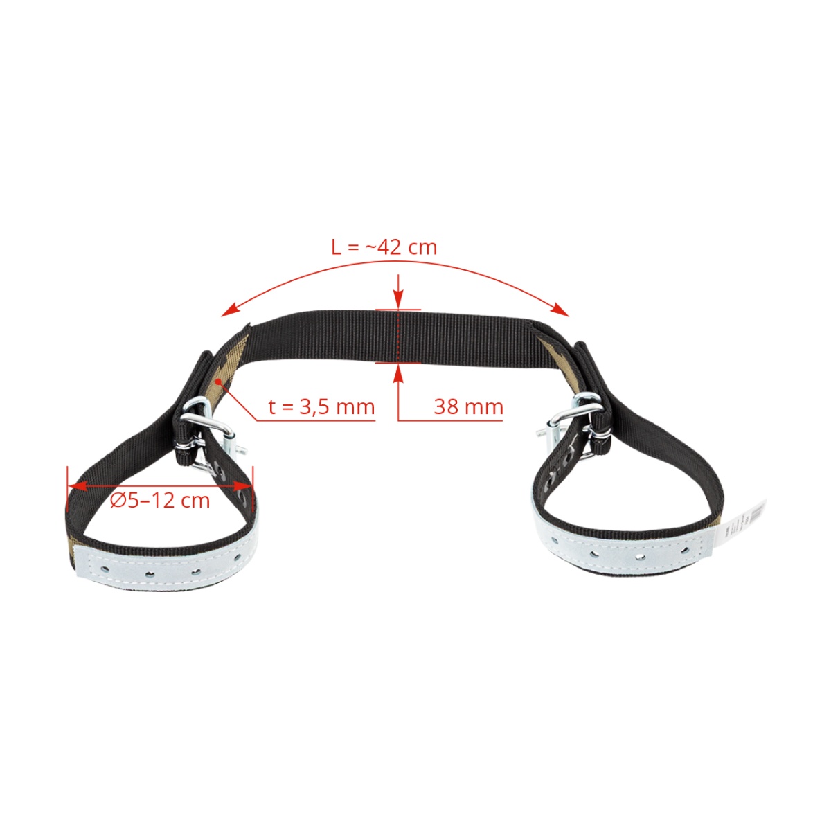 Curea pentru picioarele bovinelor, 40 cm