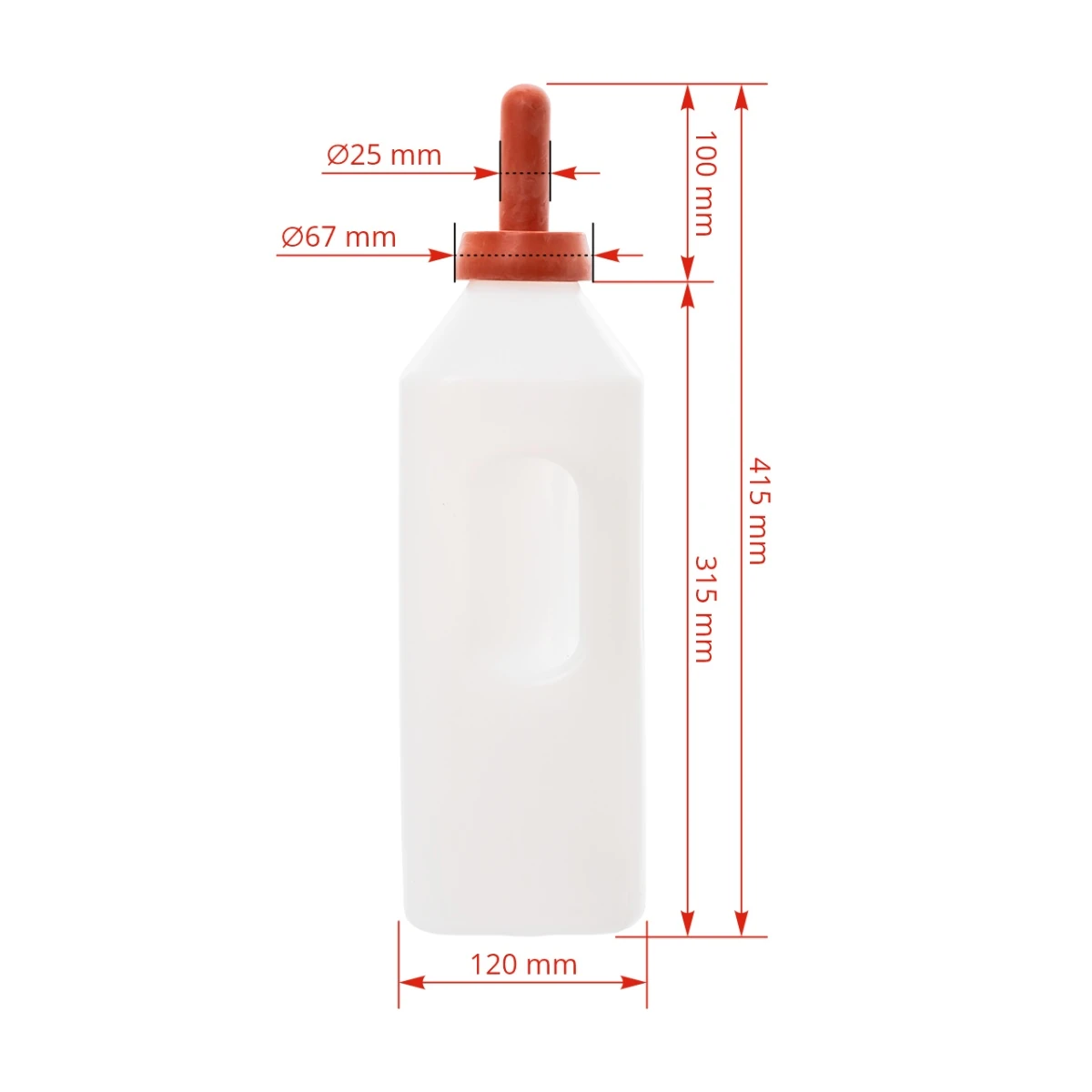 Bidon de alăptare pentru viței, 3000 ml