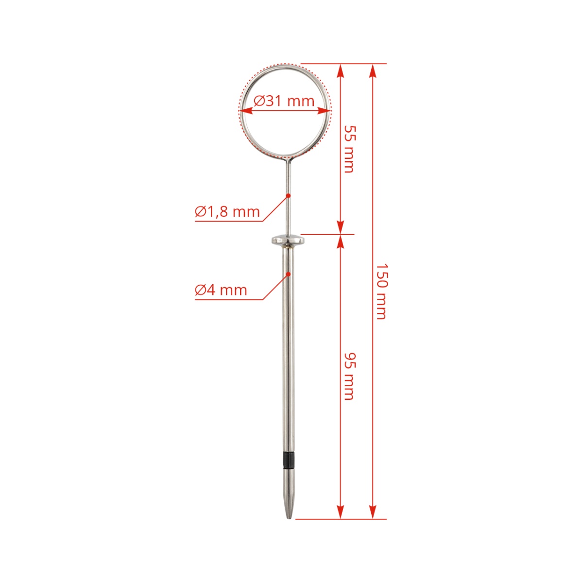 Extractor de formațiuni mamelonare, model Hug, 15 cm