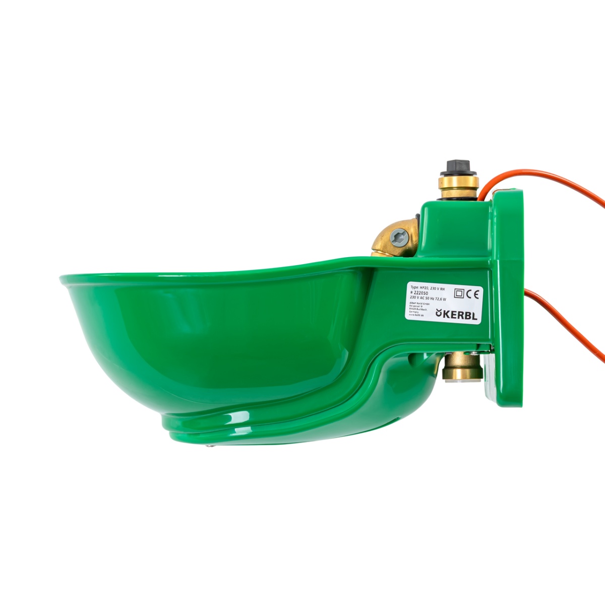 Adăpătoare anti-îngheț cu supapă cilindrică și cablu de încălzire, 2,8 litri