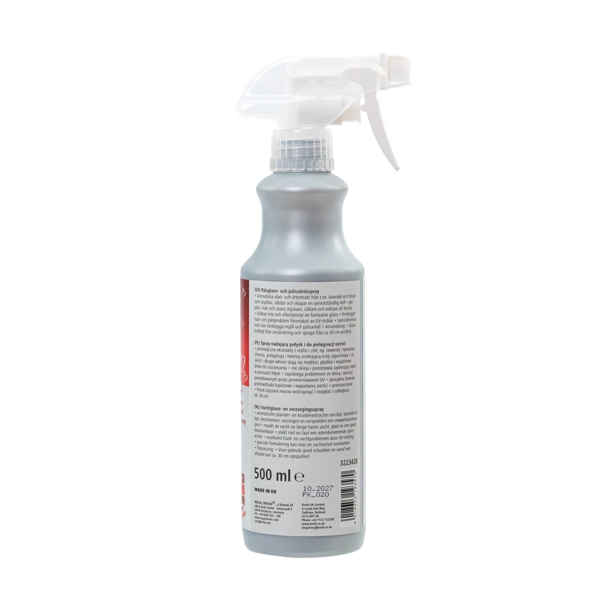 Spray pentru îngrijirea coamei, aromă FrenchKiss, MagicBrush, 500 ml