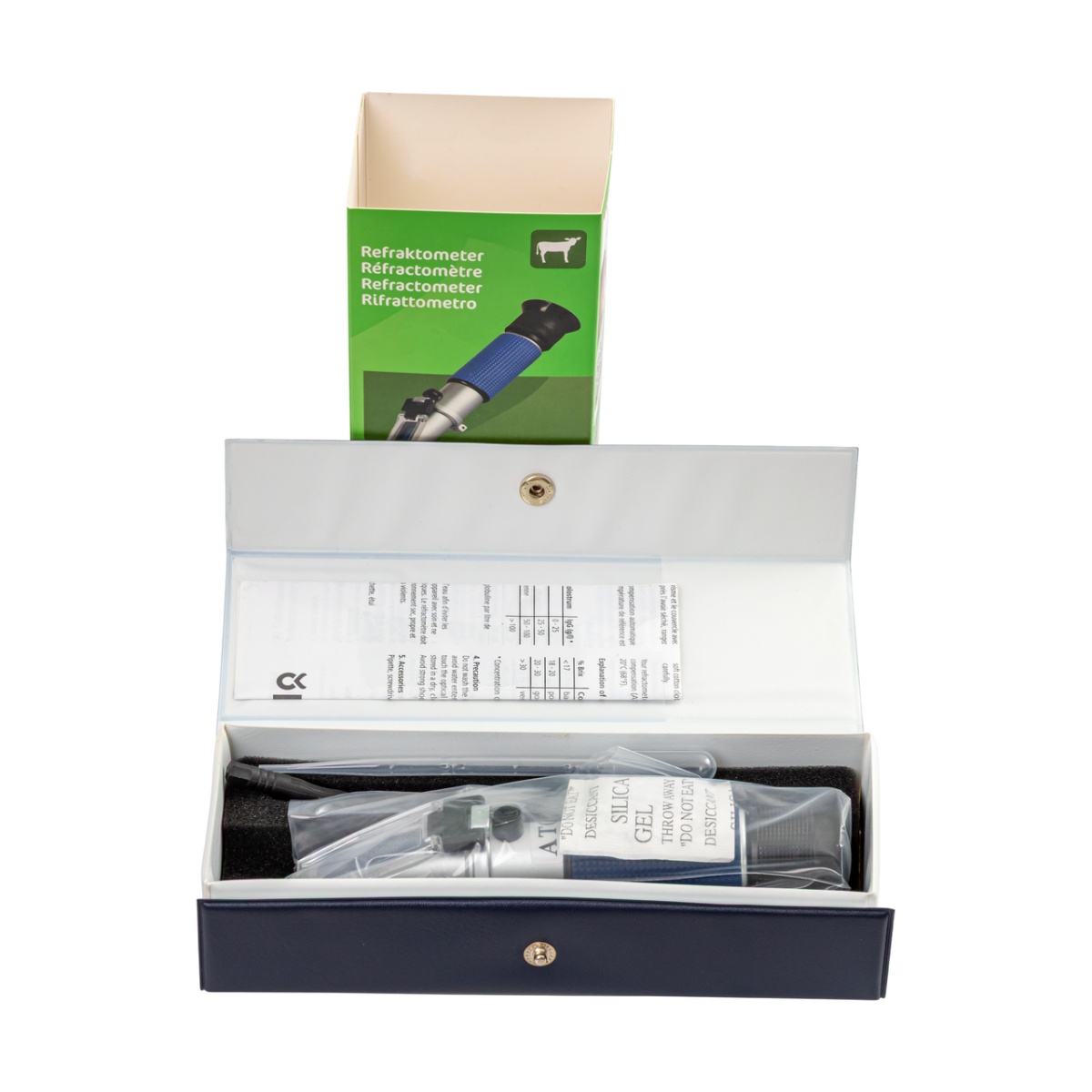 Refractometru pentru măsurarea calității colostrului