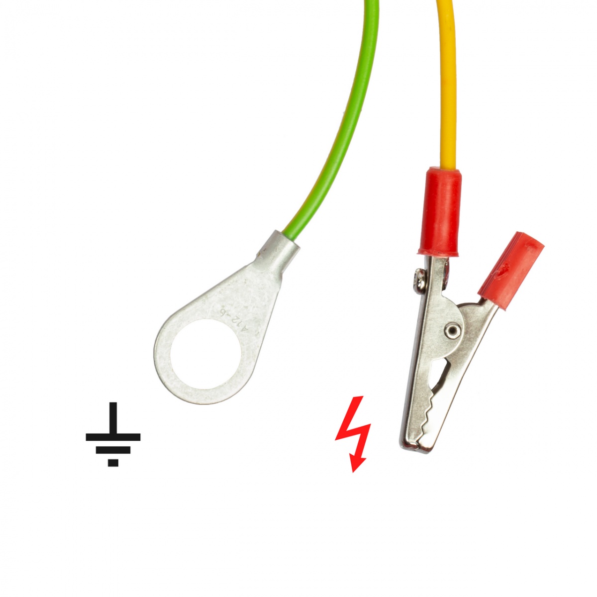 Cablu conexiune aparat gard electric - gard + împământare